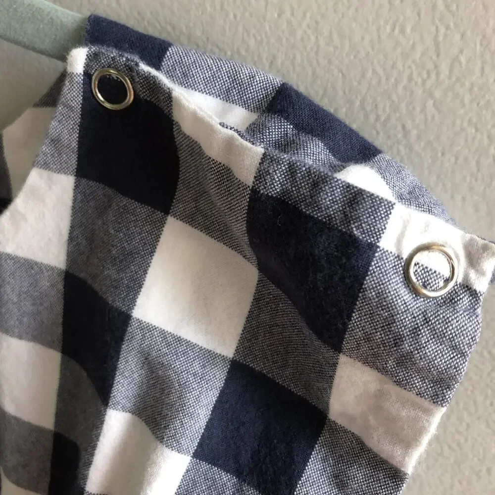 Goldybelle Navy Gingham Romper Size 3T